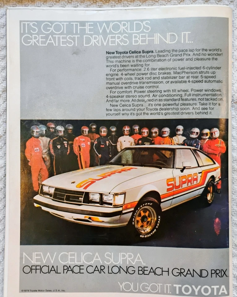 F1 Race Program Long Beach 1979 - Featuring 1978 World Champion Mario Andretti - Image 2 of 4