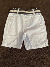 NWT Children s Place Boys Light Blue Shorts W/ Belt Size 3T Stretchy Waist