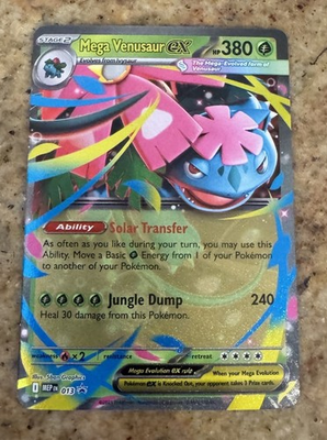 #ad Mega Venusaur ex 013 Me: Mega Evolution Promo Holo Pokemon TCG Near Mint $1.88