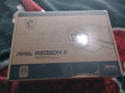 MSI MAG A600DN II 600W 80 PLUS ATX Power Supply Unit PSU Brown