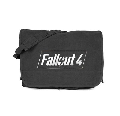 Bethesda Fallout 4 Logo Messenger Bag Canvas Black