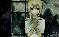 Anime anime namine kingdom hearts girls blonde dark Playmat Gaming Mat Desk