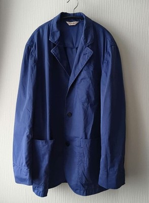 Capalbio Tailored Jacket Blue Size 50 Made in Italy Pre-Owned
