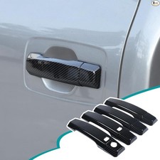 Exterior Door Handle Protector Trim Frame Cover,Door Handle Carbon Fiber Pattern