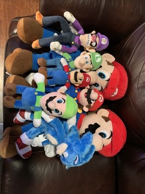 Super Mario Bros Plush Toy Lot 8 Mixed