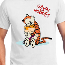 FUNNY Calvin and Hobbes T-shirt Unisex tee All sizes S-5Xl 85