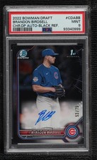 2022 Bowman Draft Black Refractor 53/75 Brandon Birdsell PSA 9 MINT Auto 10gn