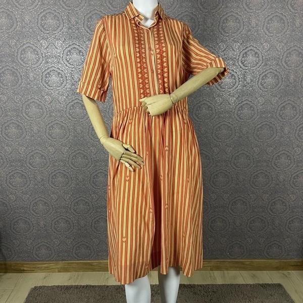 Women Louis Féraud Dress Beige Viscose 36