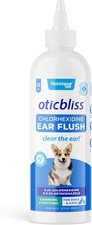 Vetnique Oticbliss Medicated Dog Ear Infection Treatment, Antiseptic Ear Cleaner