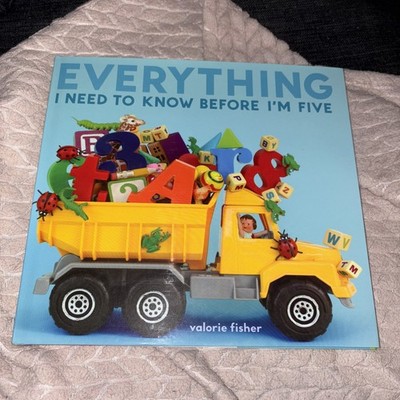 Signed 1st Ed! Everything I Need to Know Before I'm Five by Valorie Fisher HC DJ