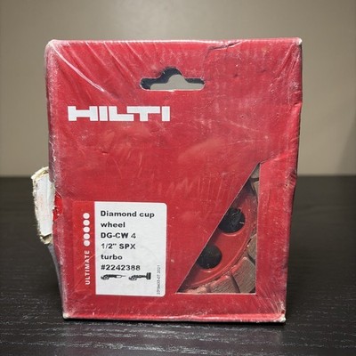 Hilti Diamond Cup Wheel 2242388 4 1/2  SPX TURBO DG-CW