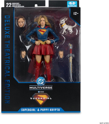 McFarlane 17832 DC Multiverse Supergirl and Baby Krypto Deluxe Theatrical Edit