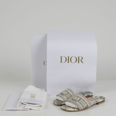 Dior Deway Pantolette Hausschuhe 35 140306775 [U]