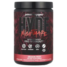 2 X ProSupps, HYDE� Nightmare, Intense Energy Pre-Workout, Dragon Fruit, 15.7 oz