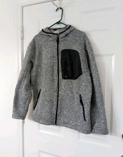 Black Canyon Outfitters Gray Fleece Hoodie Men's Size Large Full Zip - Picture 2 of 6