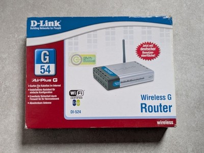 D-Link DI-524 WLAN Router 4-Port Switch OVP 