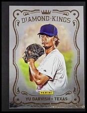 2012 Panini Baseball Diamond Kings Yu Darvish RC Texas Rangers 8 Black Friday