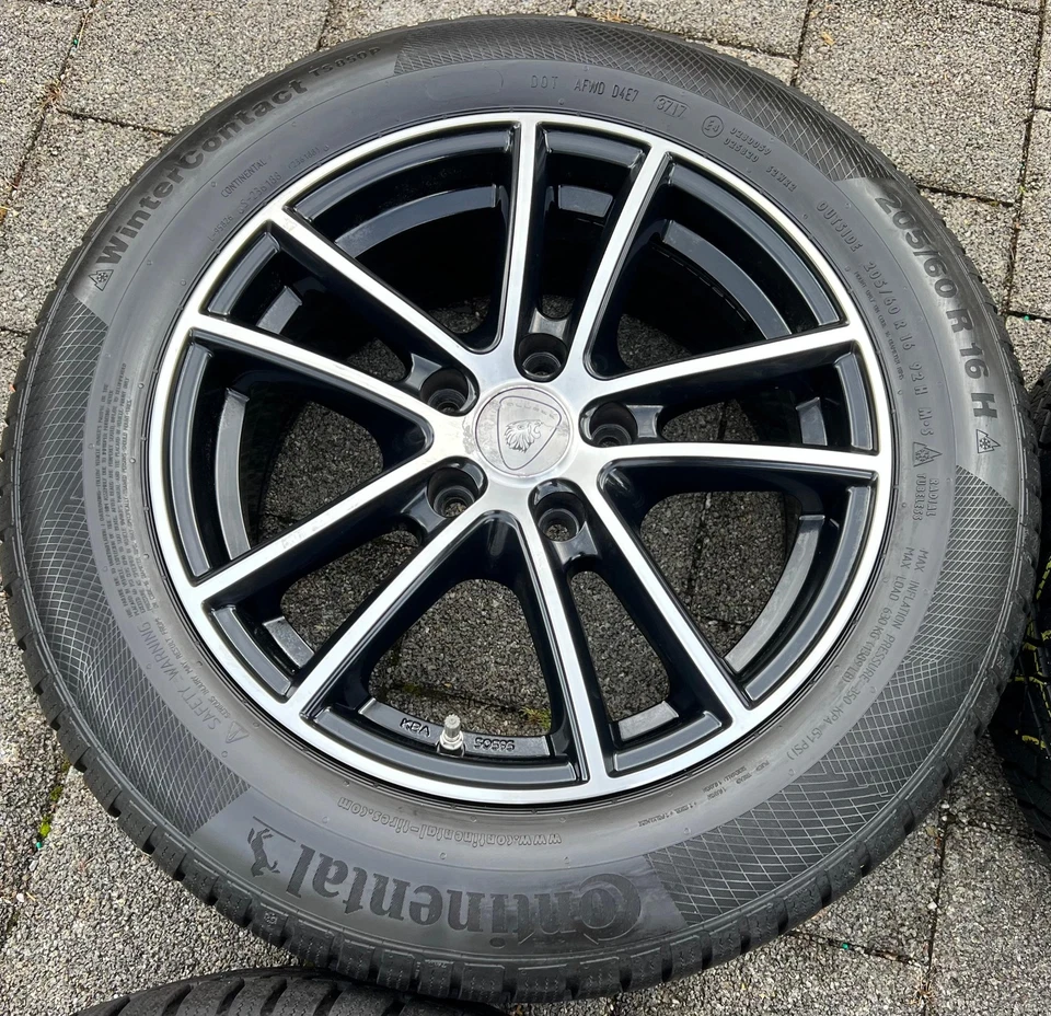 4 ALU WINTERRÄDER BMW 2ER REIHE ACTIVE TOURER F45 F46 205/60R16 92H RDKS - Bild 4 von 4