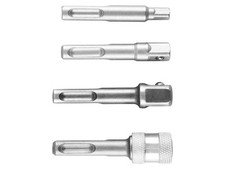 Set 4 SDS Plus Adapter Vierkant 1/4 3/8 1/2 + 6,35 mm