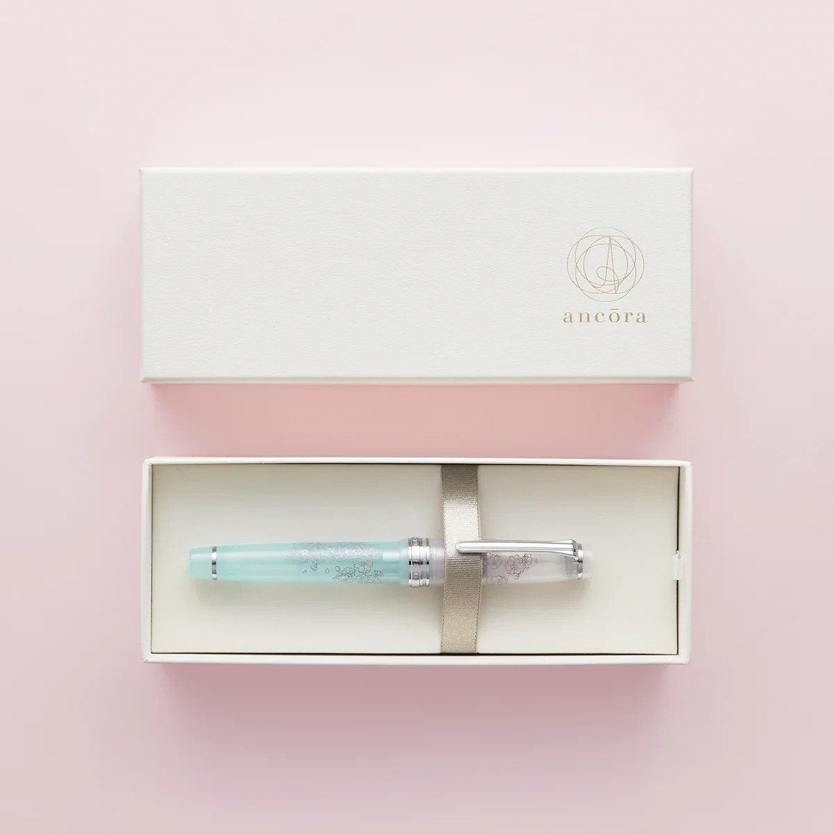 【新品タグ有】SHE tokyo Eleanor Seashell Sakura Ancora Sailor Pro Gear Slim Yaezakura Cherry Blossom 14K Fine