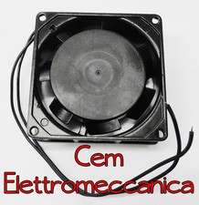 Ventilatore assiale 80 x 80 x 38 mm 17 W 220 Volt Monofase ventola per computer