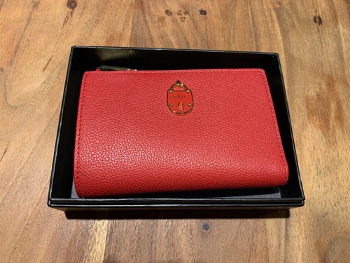 Ralph Lauren Donna portafoglio in pelle rosso con automatico | eBay