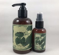 WEN by Chaz Dean Tea Tree Styling Creme 6 Oz Replenishing Treatment Mist 2 Oz