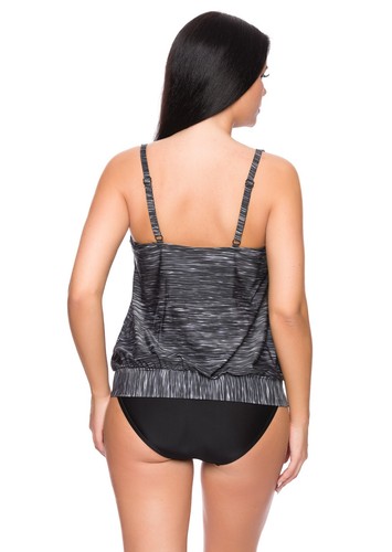 DAMEN OVERSIZE TANKINI SET MELIERT+SLIP GR. 38 M CUP A/B (WS7.5-1714-G-1382 - Bild 11 von 12