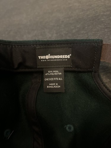 The Hundreds Hat OSFM Adjustable Green Ships Free Streetwear - Picture 12 of 12
