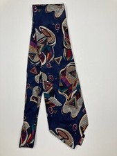 Lianetti Mens Formal Necktie 55"Lx3.75"W Multicolor Neck Tie