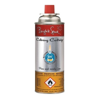 1x 220g Bright Spark Gaskartusche für Gaskocher Campingkocher A4 Gasdose Butan