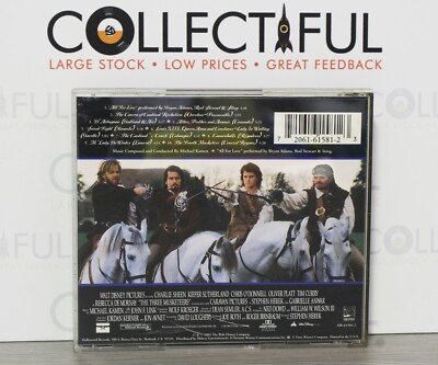 THE THREE MUSKETEERS - 1993 MOTION PICTURE SOUNDTRACK CD