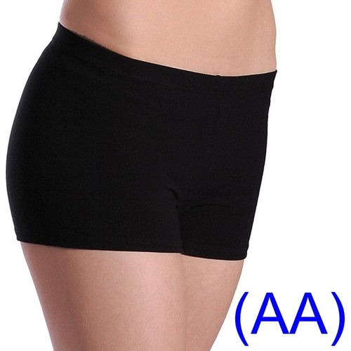 NERO Danza Pantaloncini Lycra Spandex PALESTRA HOT PANTS Leotards Ballet  Salsa Yoga (AA) | eBay