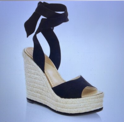 Brand New Paul Andrew Lulae Suede Wedge (NWT Espadrille Sandals)