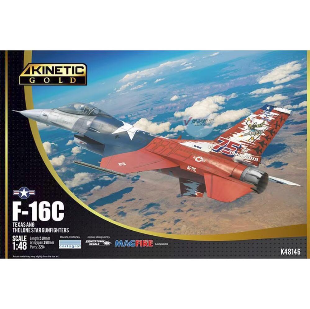 Kinetic K48146 1/48 F-16C TEXAS ANG THE LONE STAR Kinetic K48146 1/48 F-16C TEXAS ANG THE LONE STAR