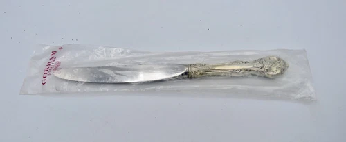 Gorham NOS Sterling Hollow Handle Knife  King Edward,Modern Blade , 9 5/8 inches