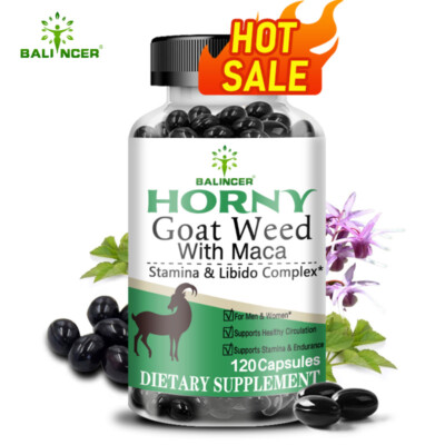 Horny Goat Weed Capsules 1000mg - Increases Blood Flow,Endurance And Performance