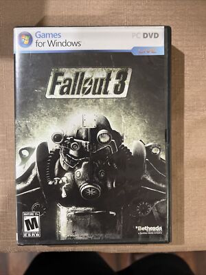 Fallout 3 (PC, 2008) Windows CIB Complete with Manual