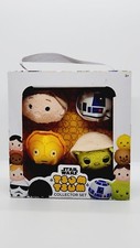 Disney Tsum Tsum Plush Star Wars 4-pk collection set Luke, C-3PO, Yoda