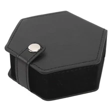 Dice Box Storage Case Tray PU Leather Sponge Multifunctional Portable MU