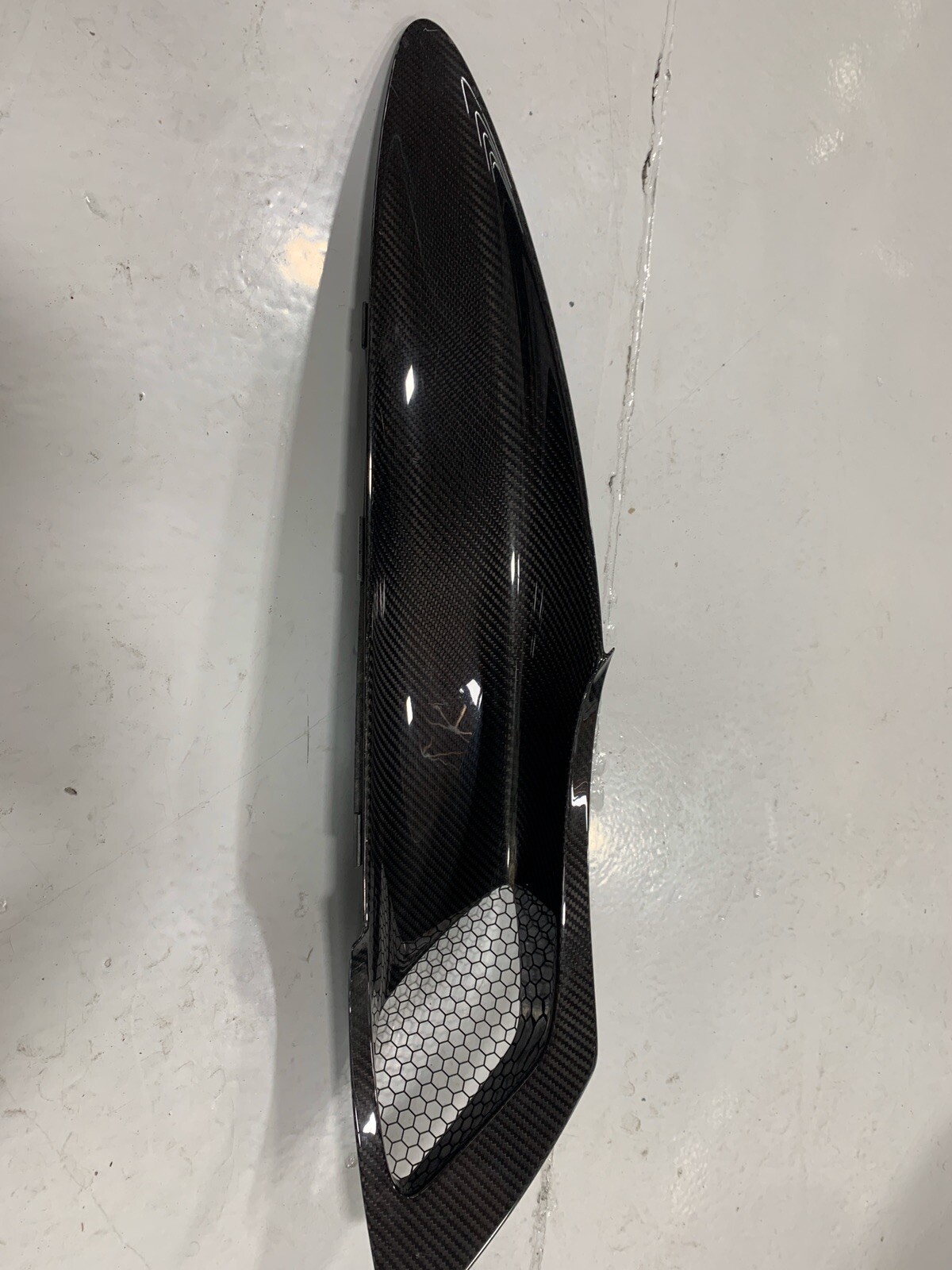 MCLAREN 720S RIGHT PASSENGER SIDE REAR AIR INTAKE CARBON COVER OEM 14AB429CP