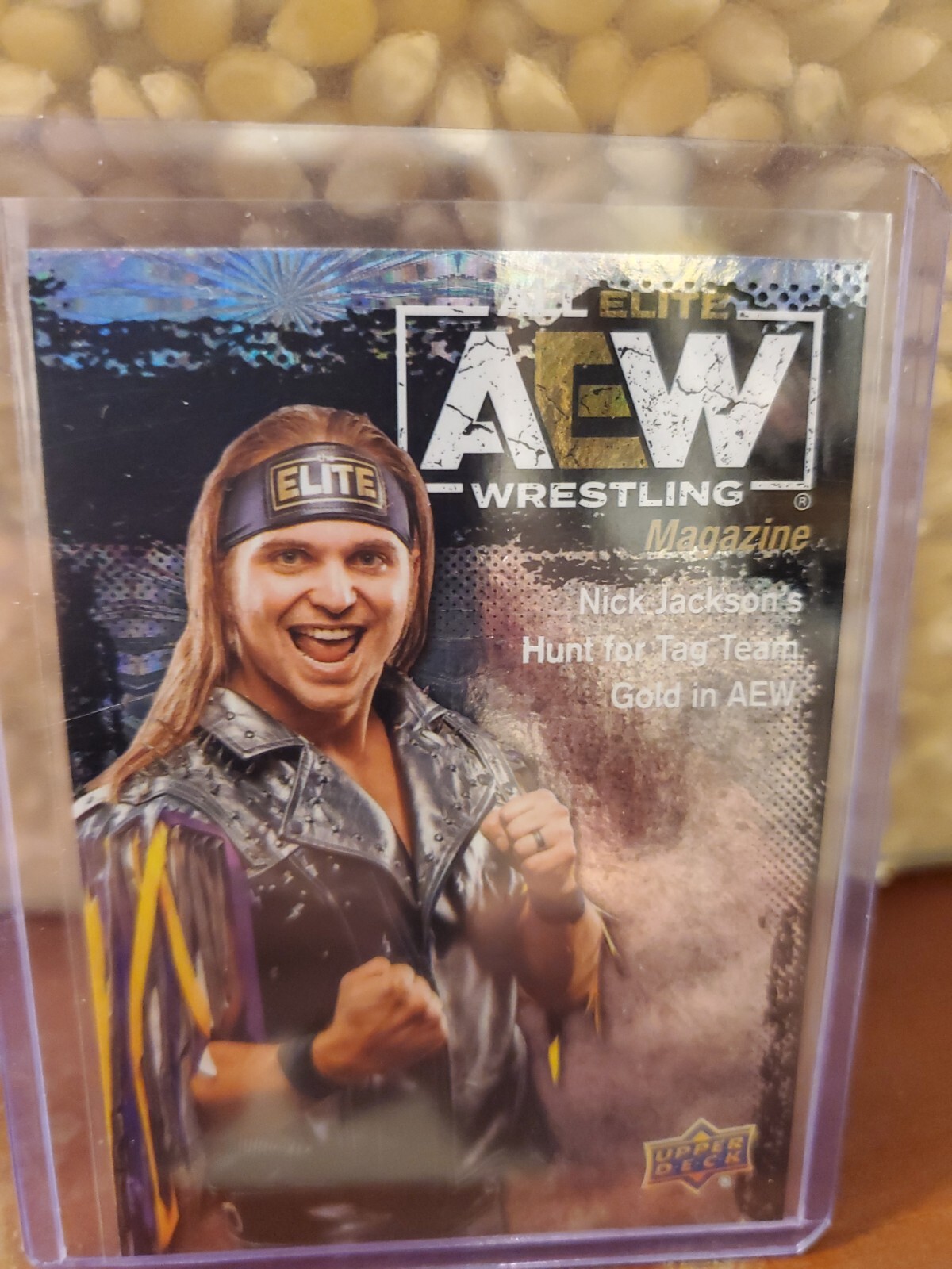 2021 AEW Upper Deck #97 Nick Jackson pyro Wrestling Card
