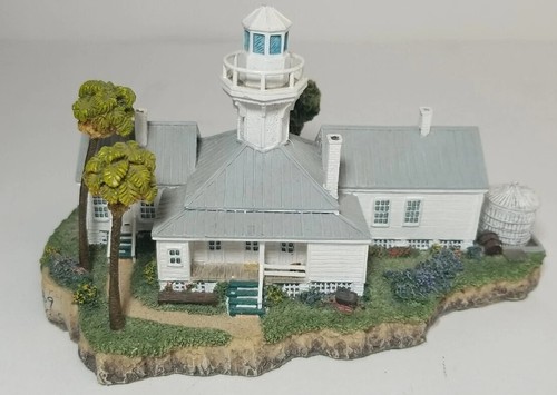 New Listing2001 Harbour Lights Lighthouse #28 Cedar Keys, Florida W/Box & Coa #181