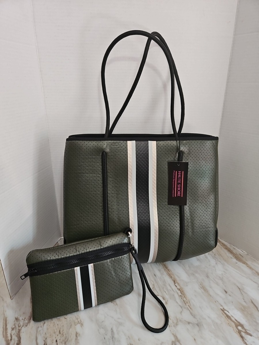 Neoprene Tote Greyson Handbags HAUTE SHORE GREYSON ENVY NEOPRENE