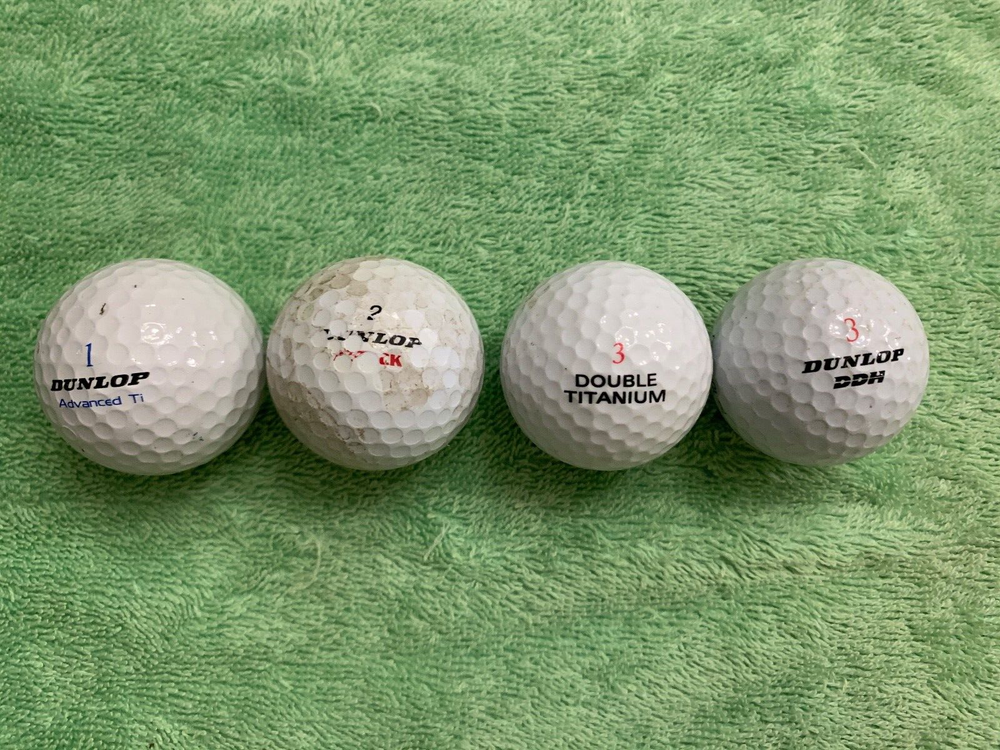 4 DUNLOP DDN CONTROL 90, ADVANCED Ti Distance & #3 DOUBLE TITANIUM FOREMOST GOLF