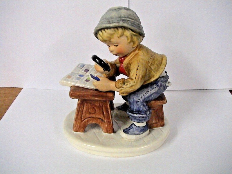 Goebel 1978 Today's Children #10 704 "Stamp Collector" perfect