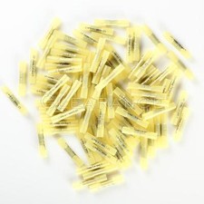 YELLOW 12-10 HEAT SHRINK BUTT WIRE CRIMP CONNECTOR ELECTRICAL TERMINAL