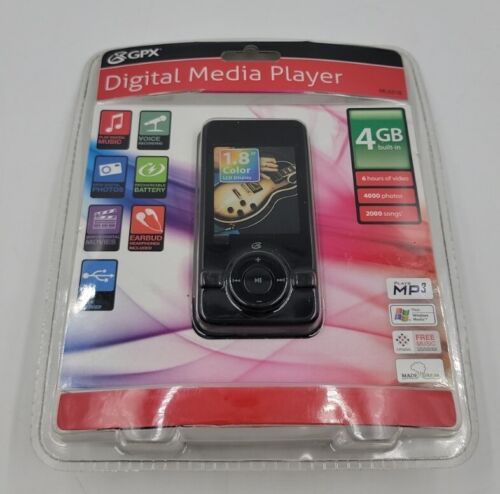GPX ML651 Black ( 4 GB ) Digital Media Player  - 1.8 Inch Color Display SEALED!! - Picture 1 of 4