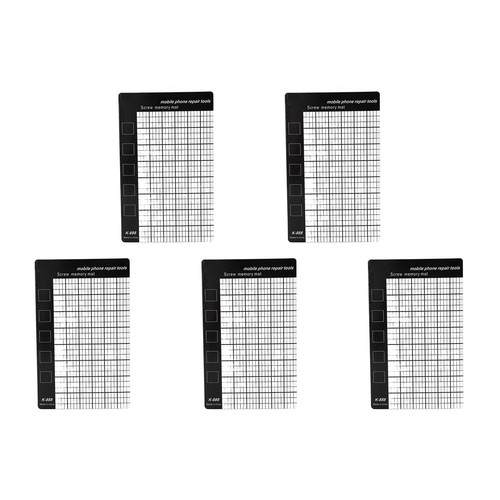 5Pcs Universal Magnetic Screw Memory Pads Magnetic Project Mats Disassembly And - Photo 2 sur 12