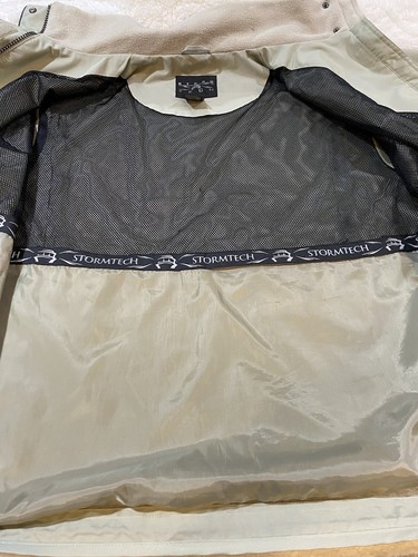 Doug LaFortune Stormtech Soft Shell Jacket Full Zip Mens Size XL Tan Khaki - Picture 7 of 12